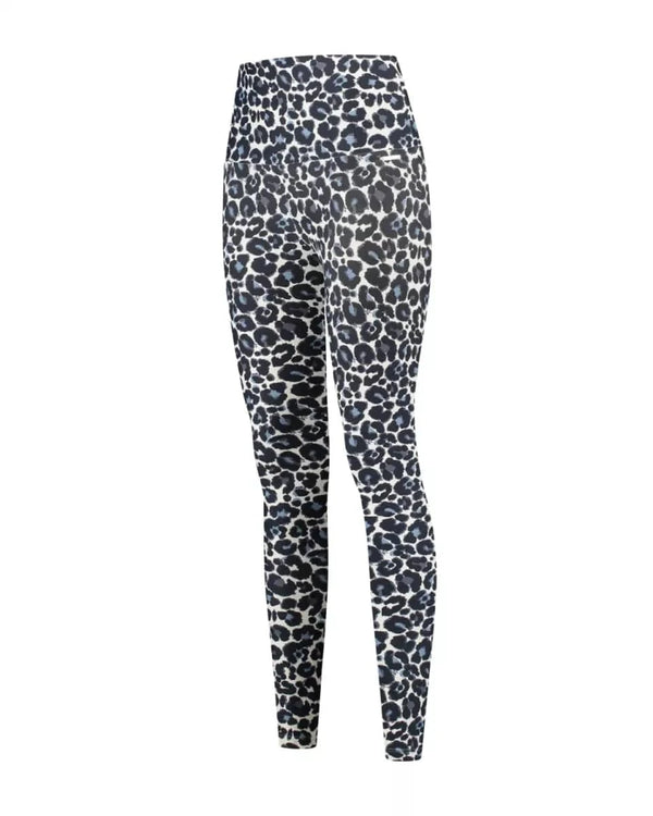 DEBLON SP TIGHT Deblon Legging Celine Cropped Flare Lichtblauw Combi - Match Laren
