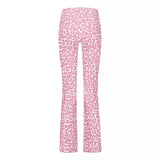 DEBLON Deblon Sports Cropped Legging Flared Celine Leopard Rose - Match Laren