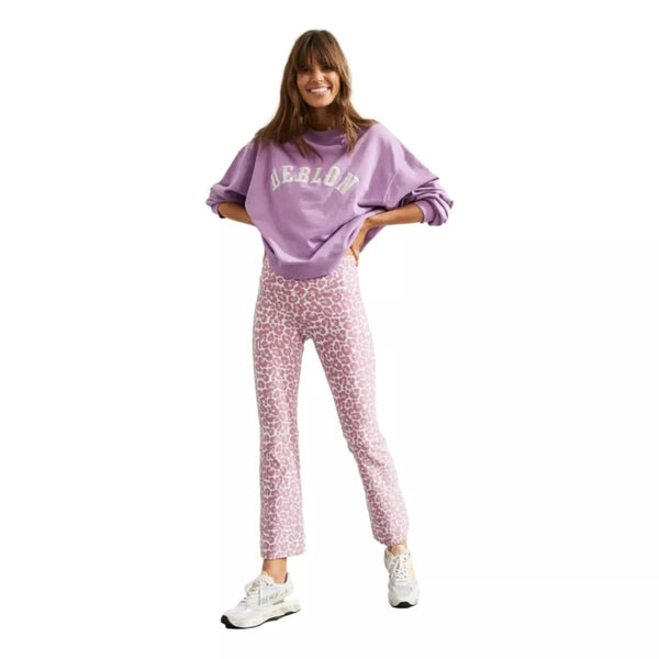 DEBLON SP TIGHT Deblon Sports Cropped Legging Flared Celine Leopard Rose - Match Laren