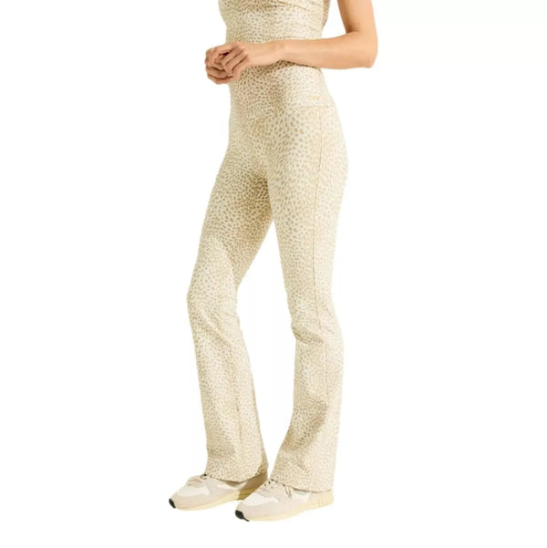 DEBLON SP TIGHT S / BEIGE COMBI Deblon Celine Sport Flare Legging Beige - Match Laren