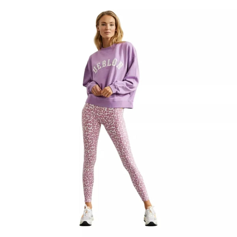DEBLON SP TIGHT S / ROSE COMBI Deblon Sports Legging High Waist Leopard Rose - Match Laren