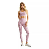DEBLON SP TIGHT S / ROSE COMBI Deblon Sports Legging High Waist Leopard Rose - Match Laren