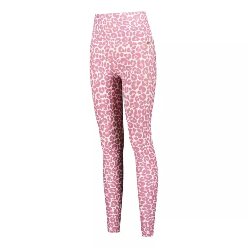 DEBLON SP TIGHT S / ROSE COMBI Deblon Sports Legging High Waist Leopard Rose - Match Laren
