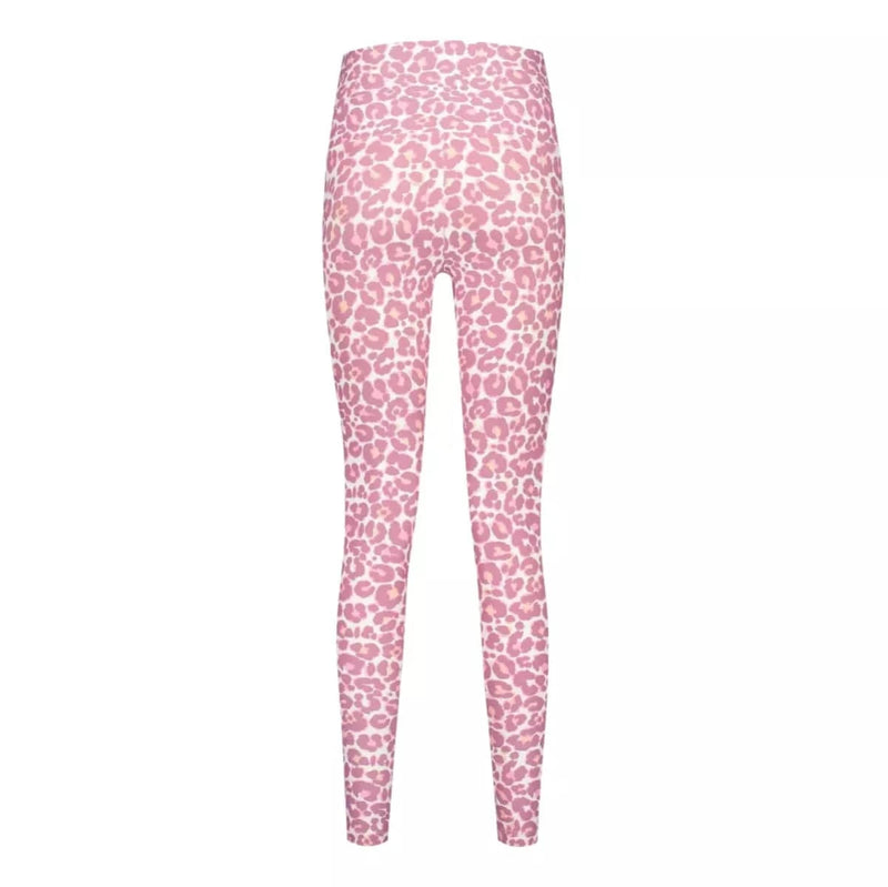 DEBLON SP TIGHT S / ROSE COMBI Deblon Sports Legging High Waist Leopard Rose - Match Laren