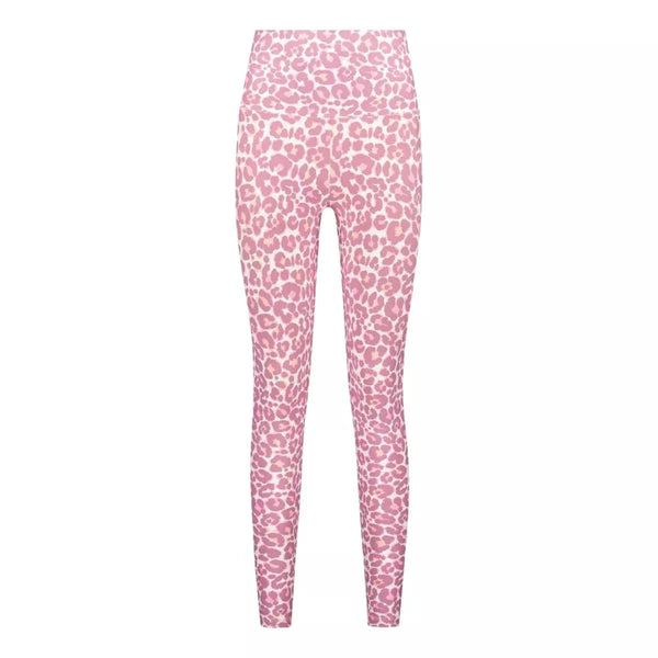 DEBLON SP TIGHT S / ROSE COMBI Deblon Sports Legging High Waist Leopard Rose - Match Laren