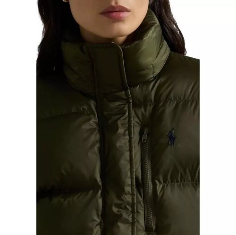 POLO RALPH LAUREN Polo Ralph Lauren Quilted Puffer Olijfkleur - Match Laren