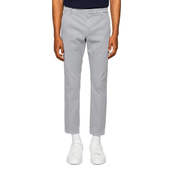 DONDUP M BROEK Dondup Chino Broek Grijs - Match Laren