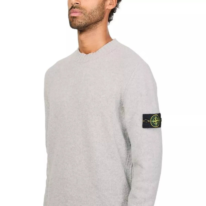 STONE ISLAND Stone Island Crewneck Trui Gemêleerd Grijs - Match Laren