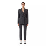 FABIANA FILIPPI M BLAZER 40 / ANTRACIET Fabiana Filippi Blazer Double-Breasted Cool Wool Antraciet - Match Laren