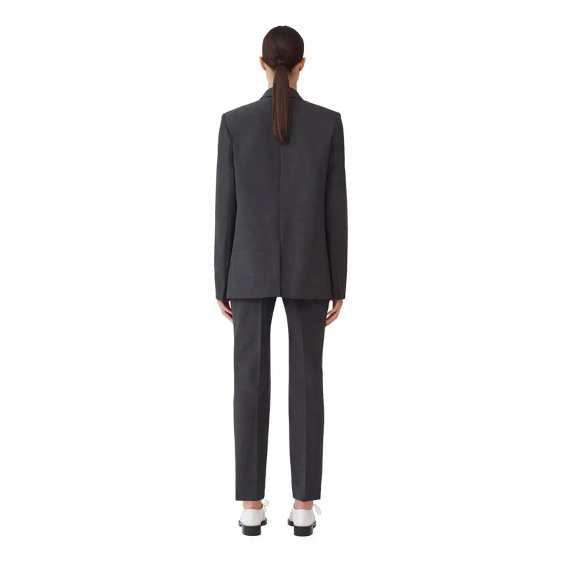 FABIANA FILIPPI M BLAZER 40 / ANTRACIET Fabiana Filippi Blazer Double-Breasted Cool Wool Antraciet - Match Laren