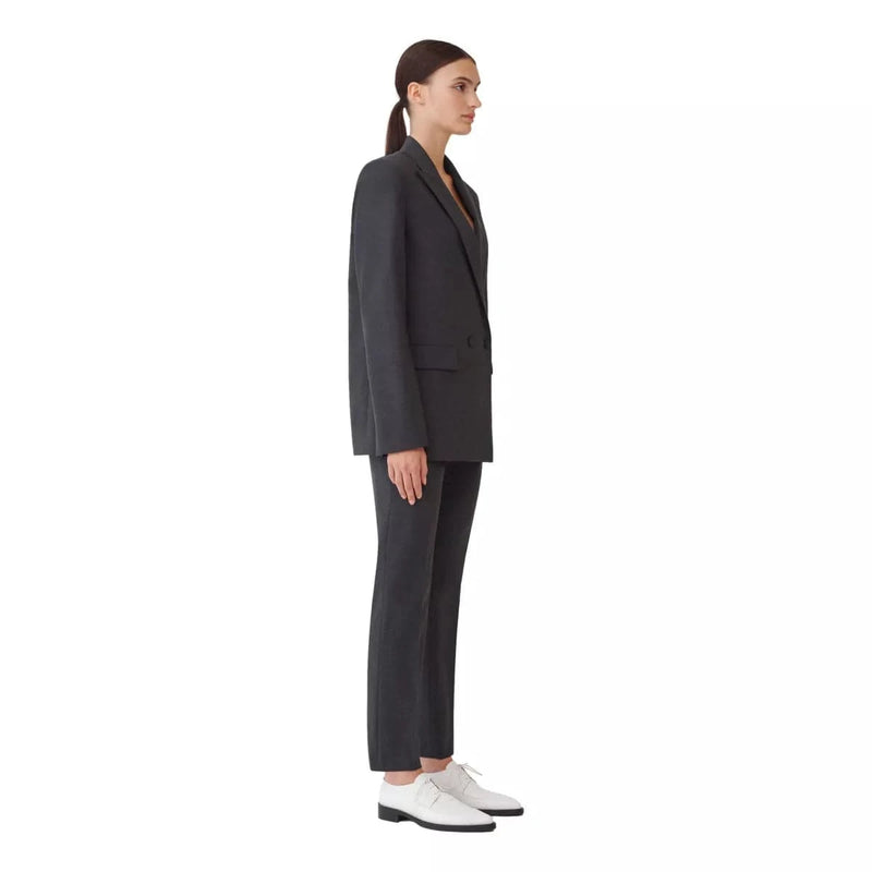 FABIANA FILIPPI M BLAZER 40 / ANTRACIET Fabiana Filippi Blazer Double-Breasted Cool Wool Antraciet - Match Laren