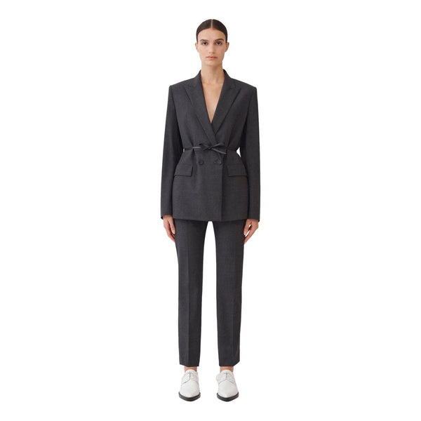 FABIANA FILIPPI M BLAZER 40 / ANTRACIET Fabiana Filippi Blazer Double-Breasted Cool Wool Antraciet - Match Laren