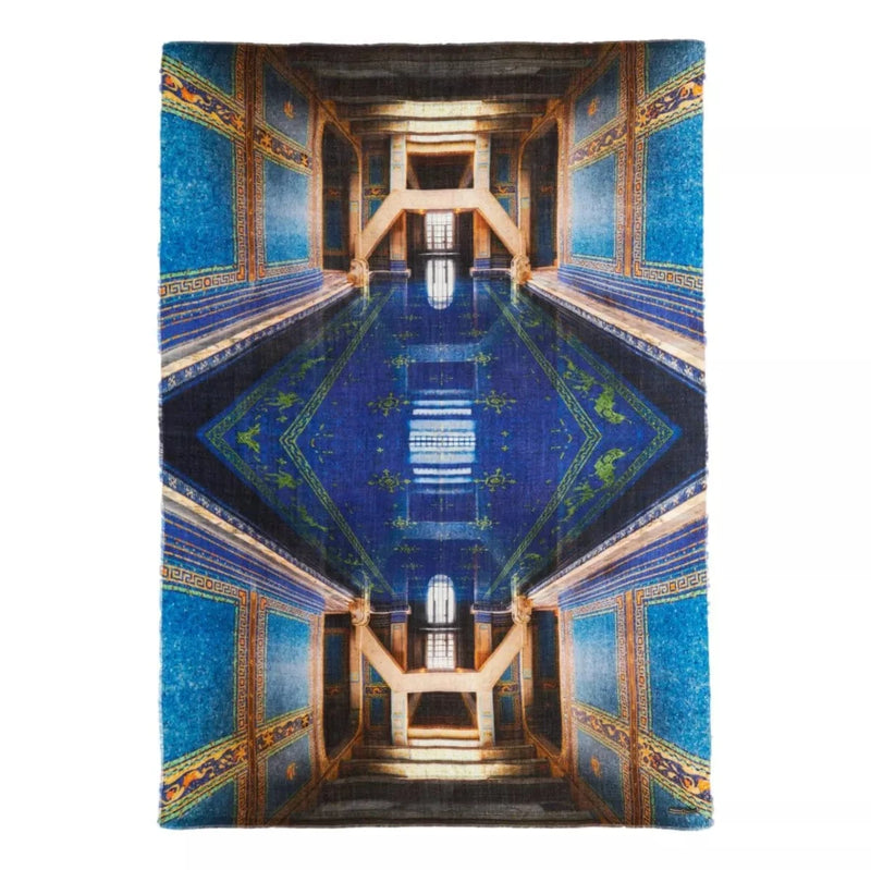 FALIERO SARTI M SJAAL ONE / BLAUW COMBI FALIERO SARTI Sjaal New Hearst Castle - Match Laren