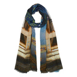 FALIERO SARTI M SJAAL ONE / BLAUW COMBI FALIERO SARTI Sjaal New Hearst Castle - Match Laren