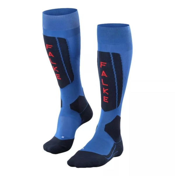 FALKE SKISOKKEN 39/41 / KOBALT COMBI FALKE Skisokken SK5 Expert Blauw/Donkerblauw - Match Laren