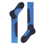 FALKE SKISOKKEN 39/41 / KOBALT COMBI FALKE Skisokken SK5 Expert Blauw/Donkerblauw - Match Laren