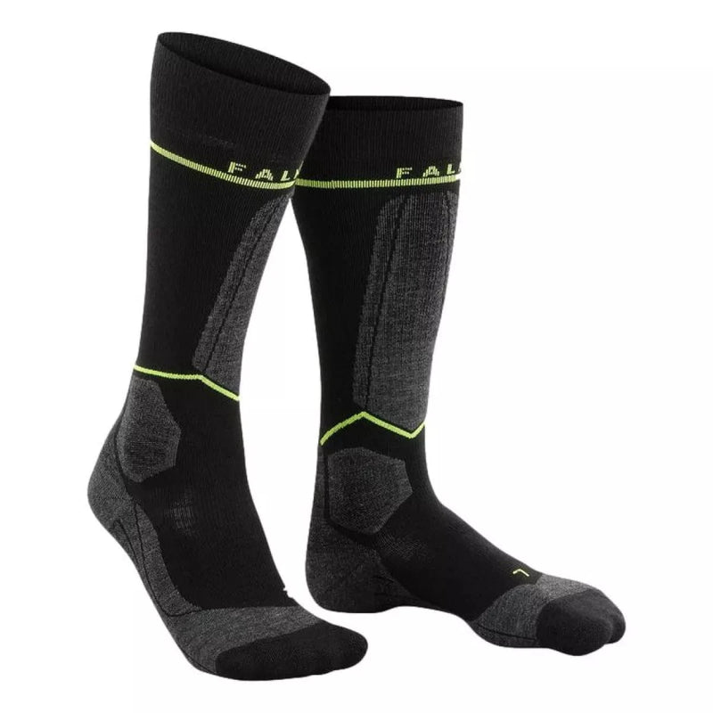 FALKE SKISOKKEN 43/46 / LIME FALKE Compressie Skikousen SK Wool Heren - Match Laren
