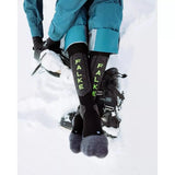 FALKE SKISOKKEN 44/45 / LIME FALKE Skisokken SK5 Expert Heren Zwart/Lime - Match Laren