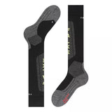 FALKE SKISOKKEN 44/45 / LIME FALKE Skisokken SK5 Expert Heren Zwart/Lime - Match Laren