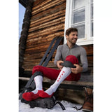 FALKE SKISOKKEN FALKE Skisokken SK5 Expert Heren Rood/Wit - Match Laren