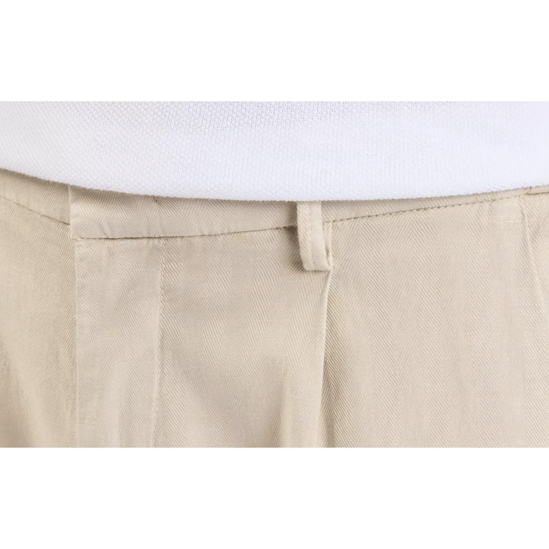 FAY M BROEK Fay Broek In Stretch Gabardine Zand - Match Laren