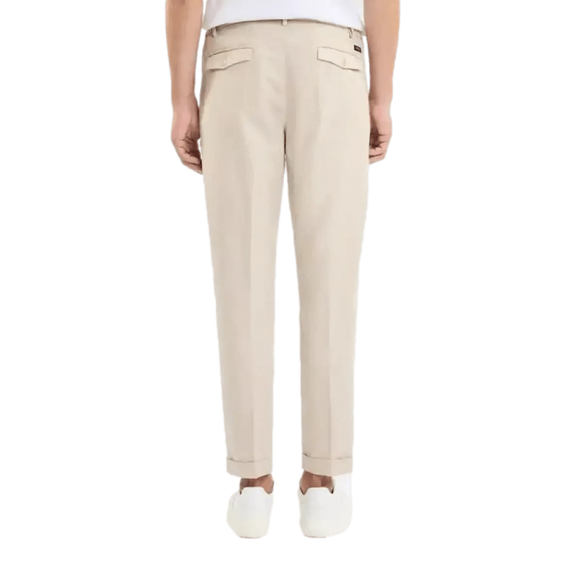 FAY M BROEK Fay Broek In Stretch Gabardine Zand - Match Laren