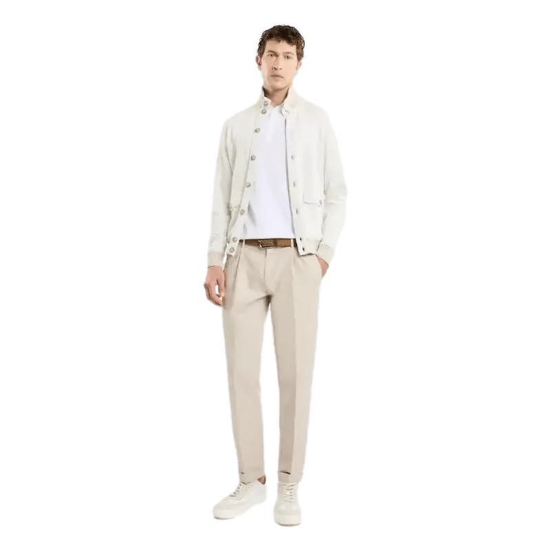 FAY M BROEK Fay Broek In Stretch Gabardine Zand - Match Laren