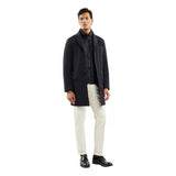 FAY M JAS Fay Double Jas In Stretch Technical Gabardine Marine - Match Laren