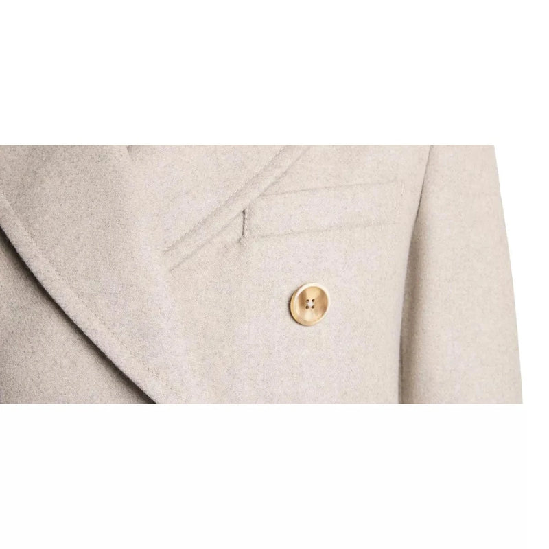 FAY M JAS Fay Wollen Cashmere Jas Lichtgrijs - Match Laren