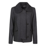 FAY M JAS S / BLAUWGRIJS Fay Wollen Cashmere Jas Donkergrijs - Match Laren