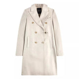FAY M JAS S / GRIJS MELEE Fay Wollen Cashmere Jas Lichtgrijs - Match Laren