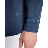 FAY M SHIRT Fay Overhemd In Cotton Jersey Marine - Match Laren