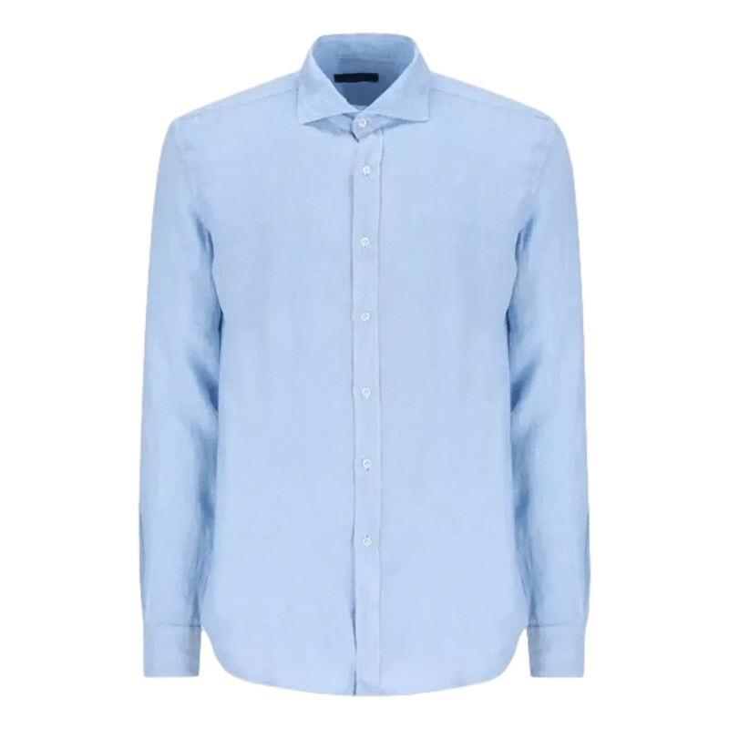 FAY M SHIRT Fay Overhemd Lichtblauw - Match Laren