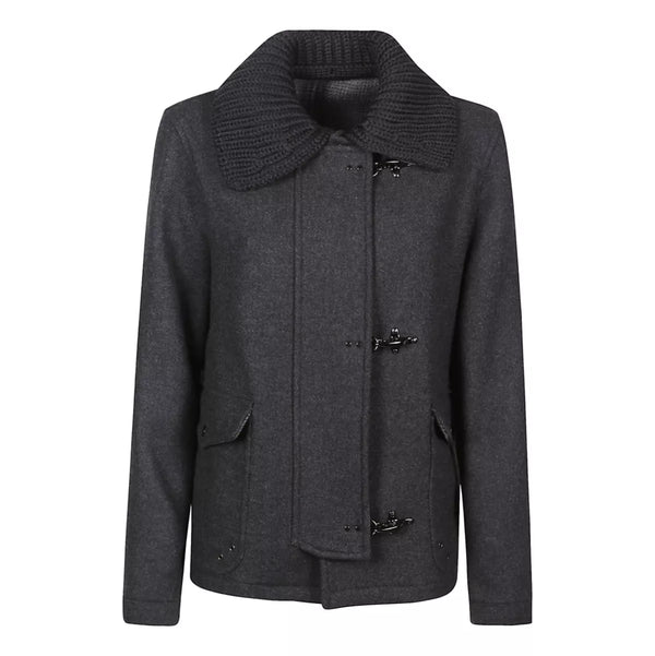 FAY Fay Wollen Cashmere Jas Donkergrijs - Match Laren
