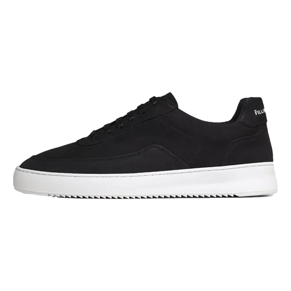 FILLING PIECES M SNEAKER Filling Pieces Sneaker Mondo 2.0 Ripple Nubuck Zwart - Match Laren