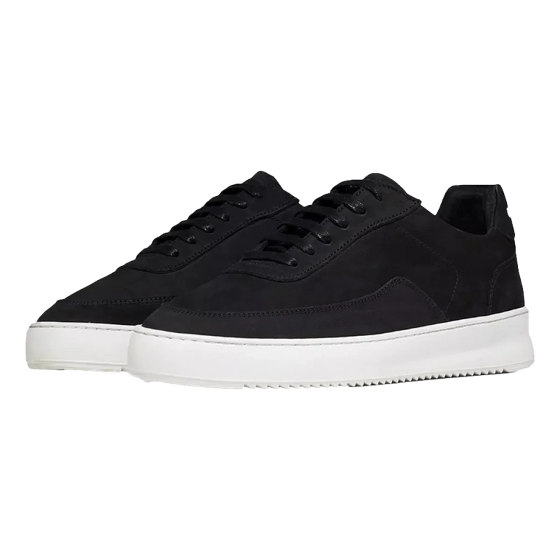 FILLING PIECES M SNEAKER Filling Pieces Sneaker Mondo 2.0 Ripple Nubuck Zwart - Match Laren