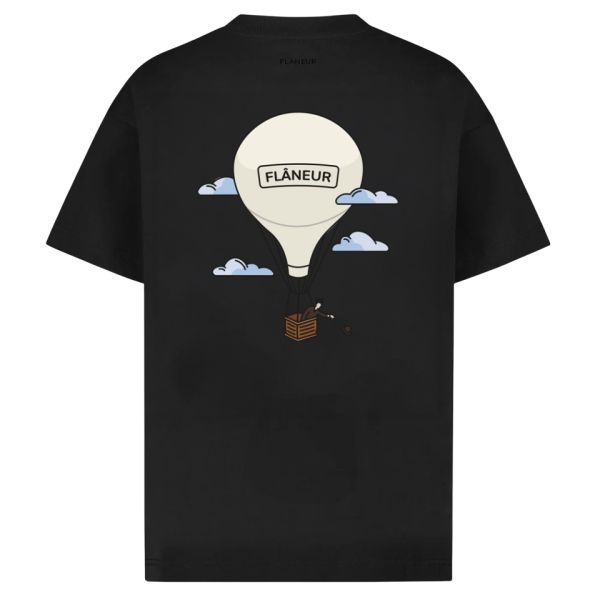 Flaneur Aeronautique T-shirt Zwart - Match Laren