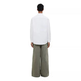 FLANEUR M SHIRT Flaneur Katoenen Poplin Shirt Wit - Match Laren