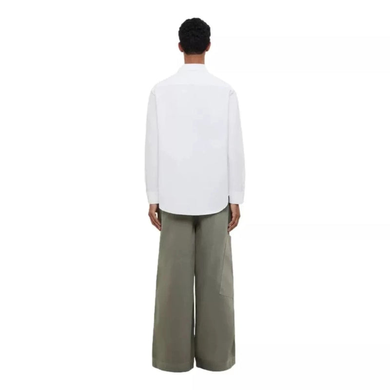 FLANEUR M SHIRT Flaneur Katoenen Poplin Shirt Wit - Match Laren