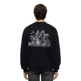 FLANEUR M SWEATER Flaneur Metropolis Sweater Zwart - Match Laren