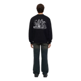 FLANEUR M SWEATER Flaneur Metropolis Sweater Zwart - Match Laren
