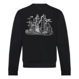 FLANEUR M SWEATER Flaneur Metropolis Sweater Zwart - Match Laren