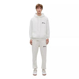 FLANEUR M SWEATER Flaneur Signature Hoodie Heather Koel Grijs - Match Laren