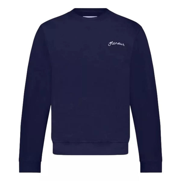 FLANEUR M SWEATER Flaneur Signature Sweater Marine - Match Laren