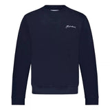 FLANEUR M SWEATER L / MARINE Flaneur Signature Sweater Donkerblauw - Match Laren