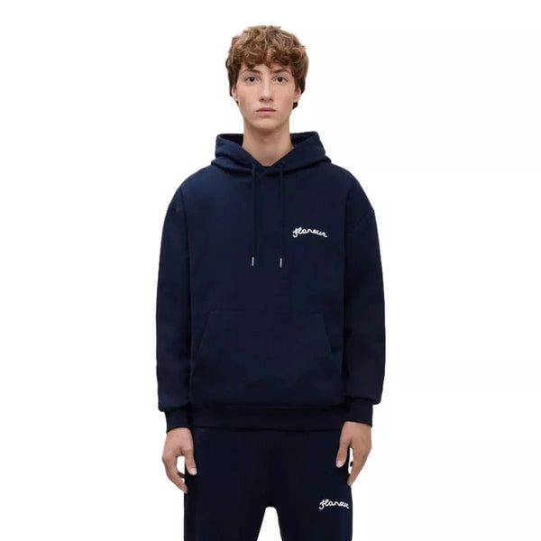 FLANEUR M SWEATER XXL / MARINE Flaneur Signature Hoodie Navy - Match Laren