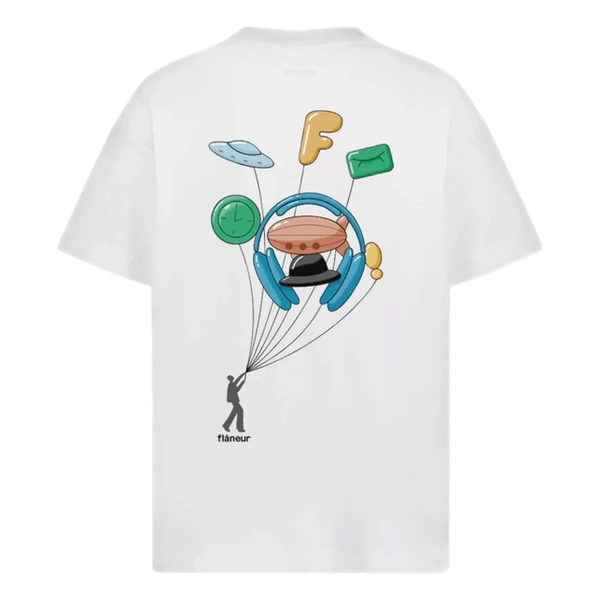 FLANEUR M T-SHIRT Flaneur Inflatables T-Shirt Wit - Match Laren