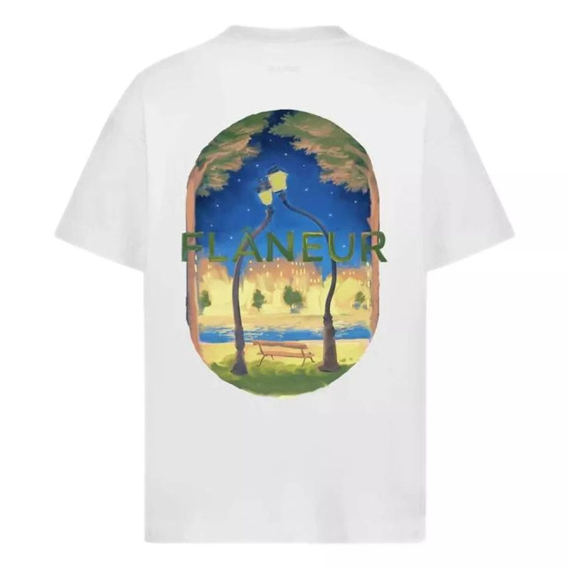 FLANEUR M T-SHIRT Flaneur Lanterns Of Love T-Shirt Wit - Match Laren