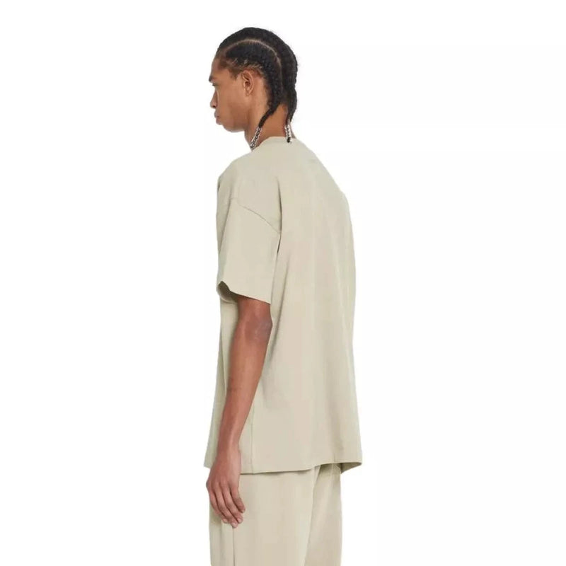 FLANEUR M T-SHIRT Flaneur Logo T-Shirt Beige - Match Laren