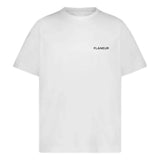 FLANEUR M T-SHIRT Flaneur Logo T-Shirt Wit - Match Laren